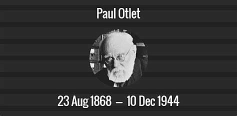 Paul Otlet veut classer et ficher le monde