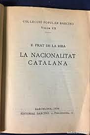 Publicació de La nacionalitat Catalana