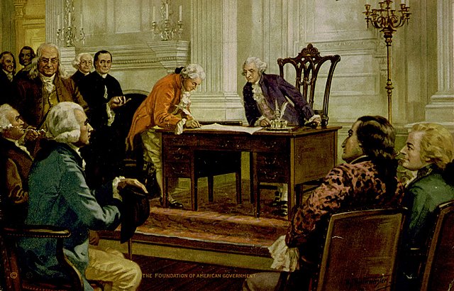 Signing of Declaration of Independence