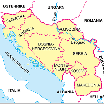 Timeline: Jugoslavia krigen