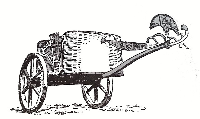 Carro con dos ruedas