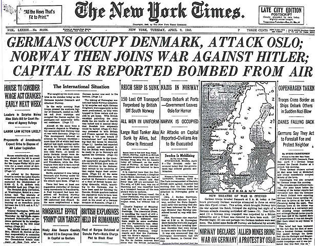 Hitler's invasion of Denmark and Norway