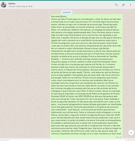 Mensagem para o avô