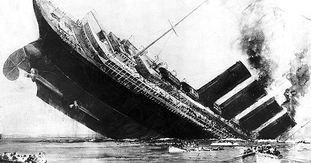 Lusitania's sinking