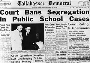 Short-term Cause (triggering event): Brown v. Board of Education