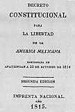 Decreto Constitucional para la Libertad de la América Mexicana