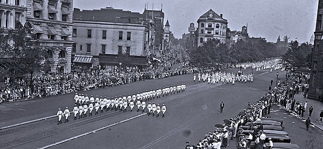 KKK Marches in Washington August 8,1925.