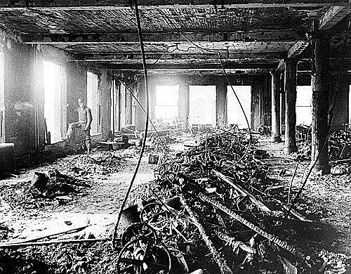The Triangle Shirtwaist Factory Catches Fire