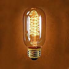 Lámpara con filamento de tungsteno