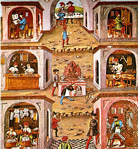 A VIDA NAS CIDADES CRISTIÁNS - ARTESANÍA