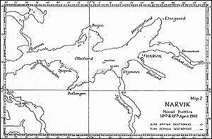 PRIMERA BATALLA NAVAL DE NARVIK