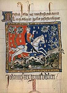 King John and England lost the French part of Normandy to the King of France