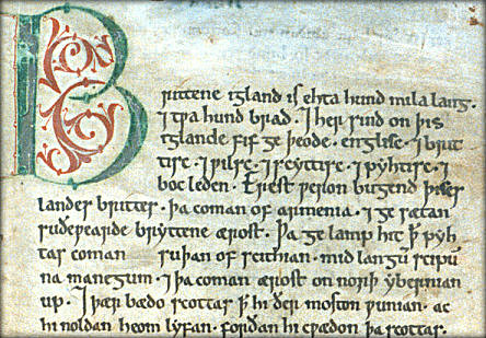 The “Anglo-Saxon Chronicle” recorded its last entry.