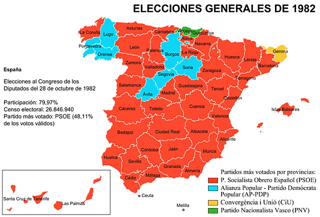 Elecciones generales de España de 1982