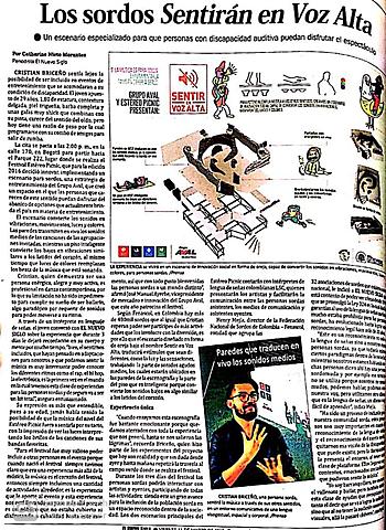 Los sordos sentirán en voz alta