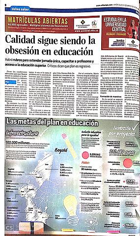 Calidad sigue siendo la obsesión en educación