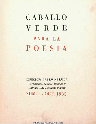 Caballo verde para la poesia