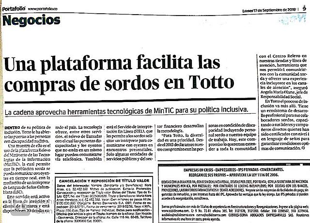 Una plataforma facilita las compras de sordos en Totto