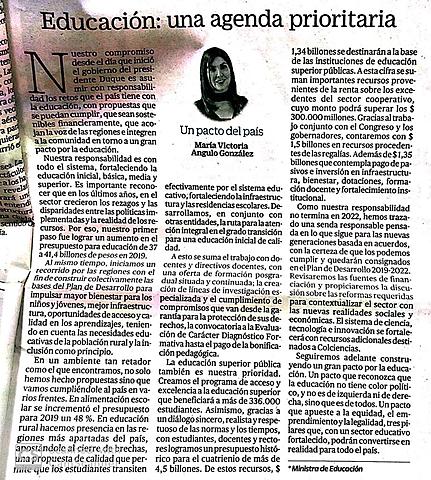 Educación: Una agenda prioritaria