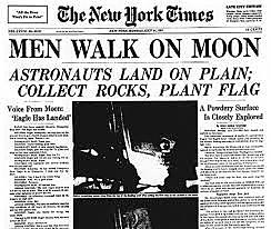 Fotos en el periódico.