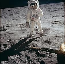 The moon landing