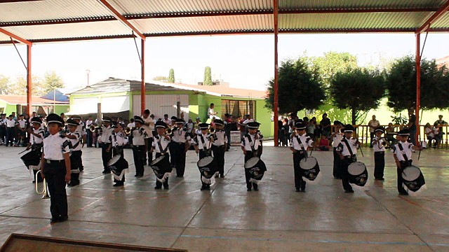 Logre pertenecer a la banda de guerra de la primaria