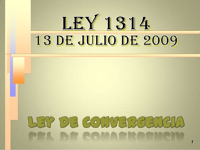 ley 1314 del 2009