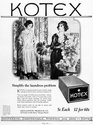 The Origin of the Kotex Sanitary Napkin