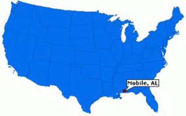 My family moves to Mobile, Alabama