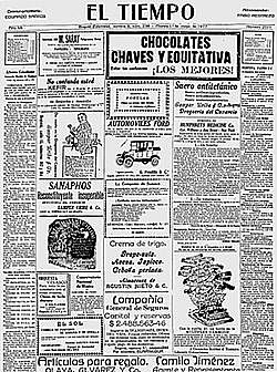 Creación del Diario el tiempo (Colombia)
