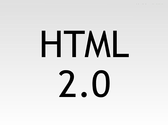 Se  publica  HTML  2.0