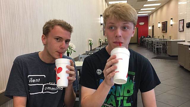 Mall with Spencer and Gabe