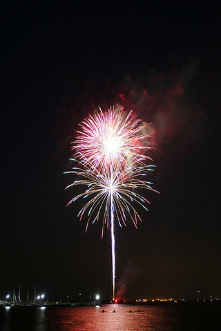 Fourth of July Fireworks on the Bluff
