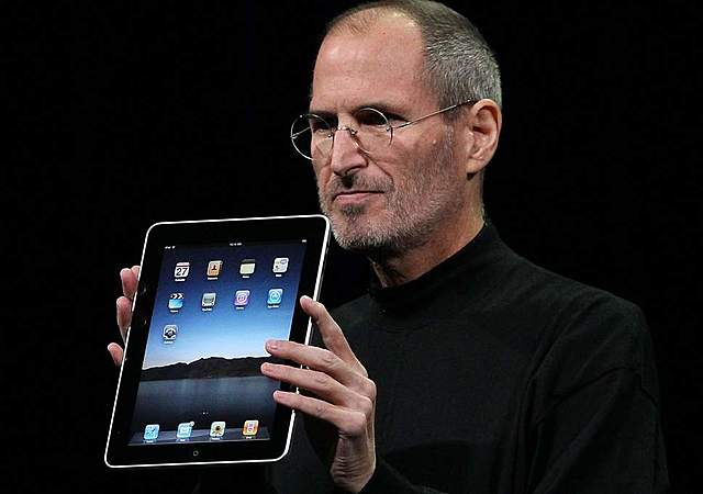 el iPad de steve jobs