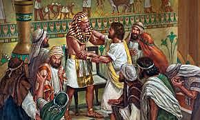 El Faraón saca a José de la cárcel