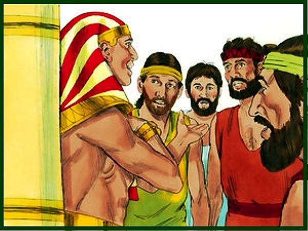 Los hermanos de José van a Egipto