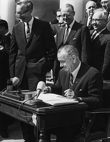 Lyndon B. Johnson Becomes President