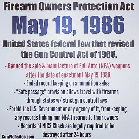 Firearms Owners Protection Act