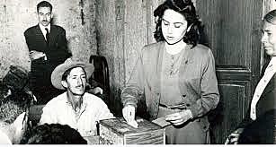 Derecho al voto de la mujer en Mexico 1953