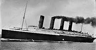 Lusitania sinks