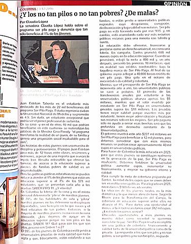 ¿Y los no tan pilos o no tan pobres? ¿De malas?