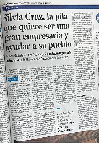 Silvia Cruz, la pila que quiere ser una gran empresaria y ayudar a su pueblo