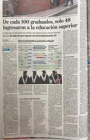 De cada 100 graduado, solo 48 ingresan a la educación superior