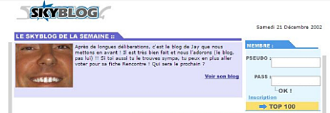 Lancement de Skyrock.com