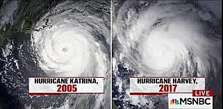 Hurricane Harvey and Katrina