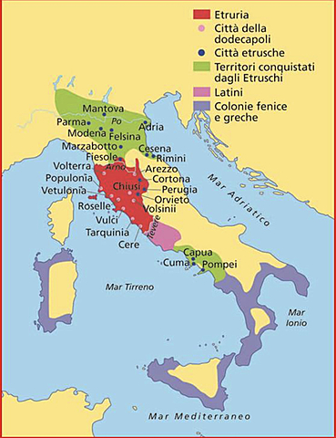 L'ASCESA DEGLI ETRUSCHI