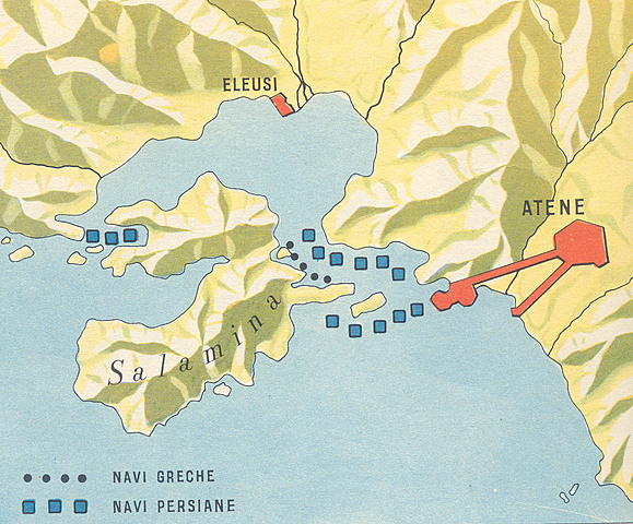 Gli Ateniesi a Salamina