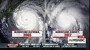 Hurricane Katrina and Hurricane Harvey