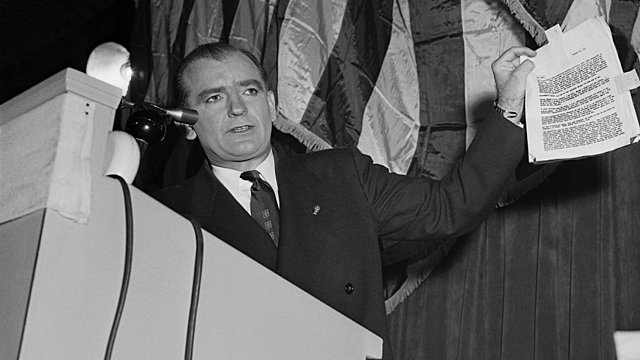 Joseph McCarthy Claims There are Communists in U.S. Government