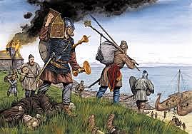 PRIMEROS SAQUEOS 793dc. VIKINGOS